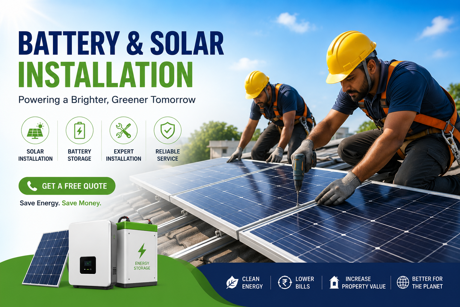 Battery & Solar installation
